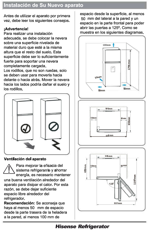 Frigorífico combi Hisense RT422N4AWE 169,6 x 59,5 cm - Image 4